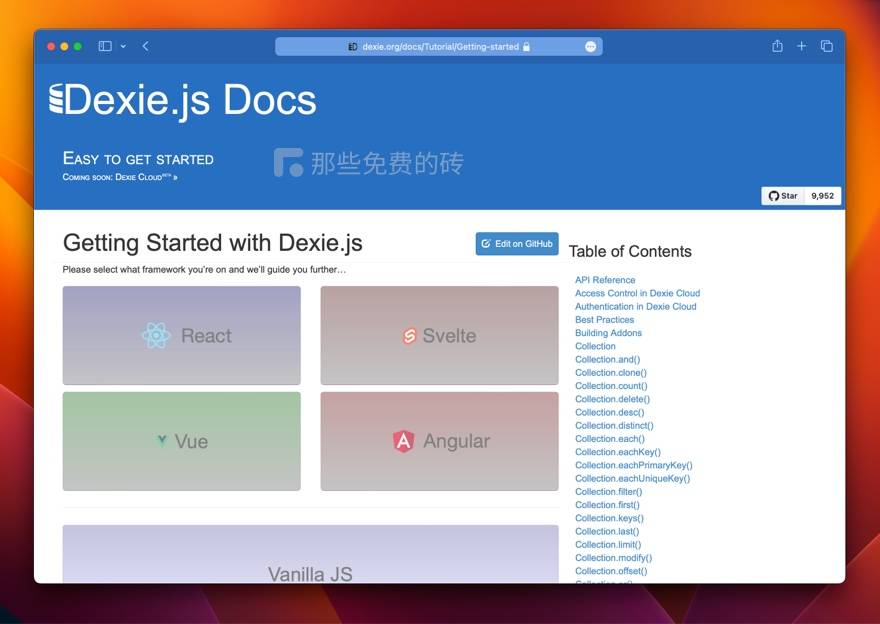 Dexie.js 文档