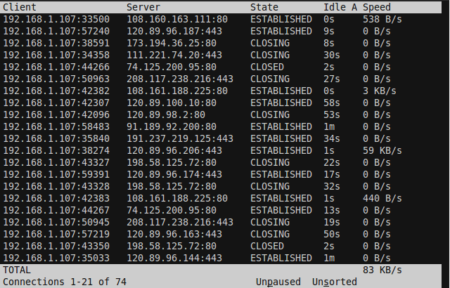 Linux网络监控工具大点兵