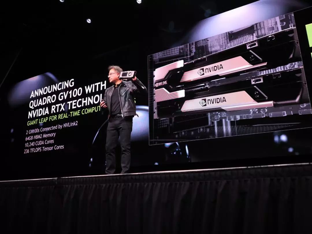 重磅丨英伟达刚刚发布全球最大gpu:gtc2018黄仁勋演讲核心内容整理