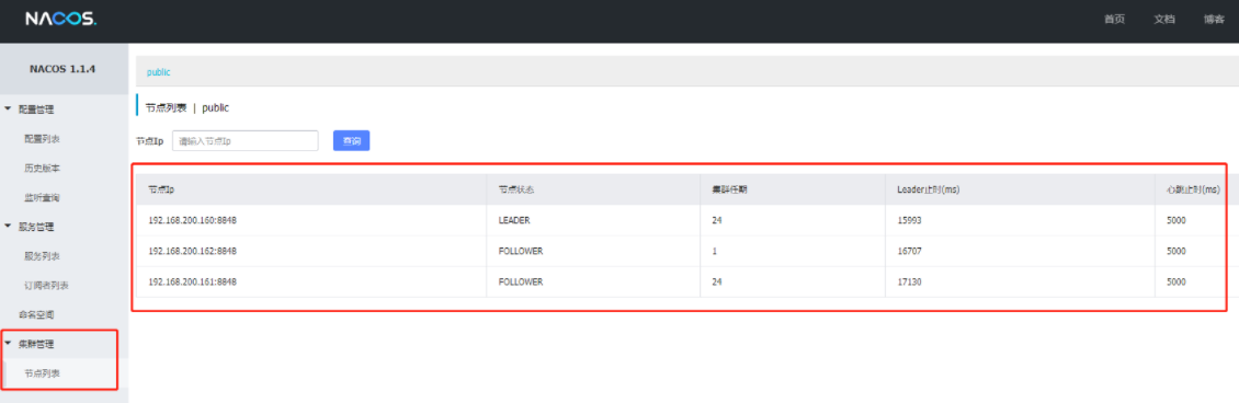 nacos集群开箱搭建-linux版本搭建