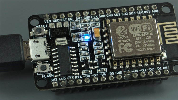ESP8266 NodeMCU 板 内置 LED 高亮