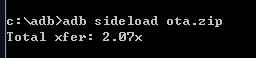 adb sideload线刷 OTA 升级的方法