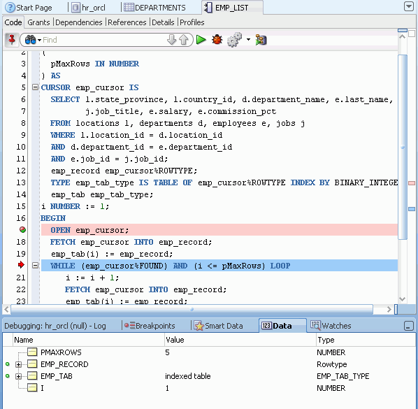使用 Oracle SQL Developer 开发和调试 PL/SQL - 岭南春 - 博客园