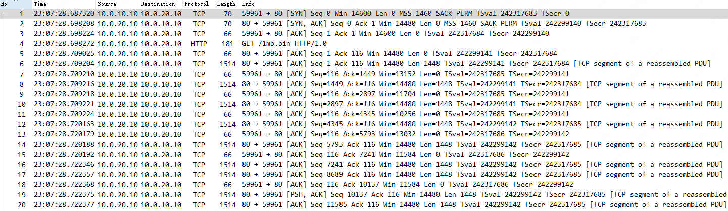 Wireshark TS | HTTP 传输文件慢问题