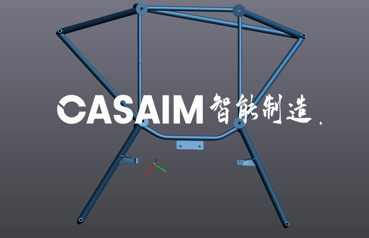 福建厦门航空飞机发动机零部件检测3D测量尺寸偏差比对-CASAIM中科广电