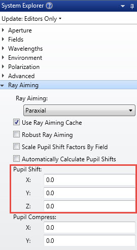 Ansys Zemax | OpticStudio如何计算光瞳偏移