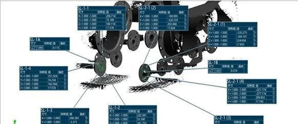 船舶法兰盘法兰管件3D扫描尺寸测量|三维扫描检测|CAV测量-CASAIM