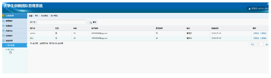 基于SSM的“大学生创新团队管理系统”的设计与实现（源码+数据库+文档+PPT)