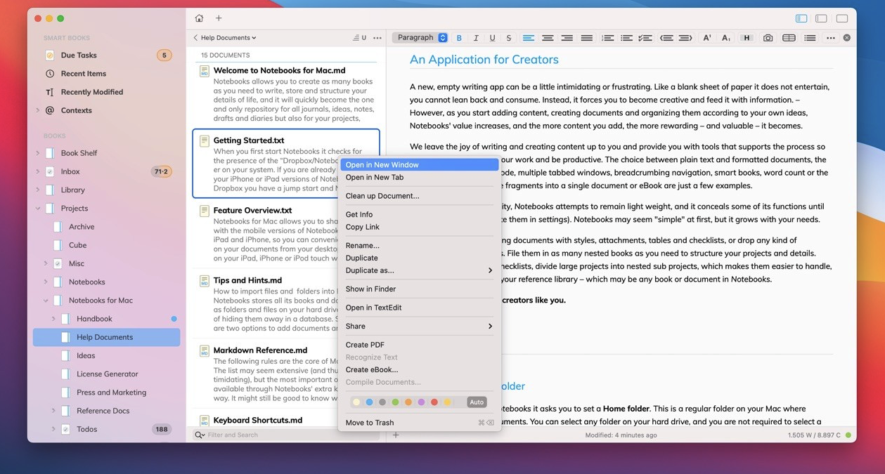 Notebooks for Mac v3.4.1 多功能记事本 激活版-1