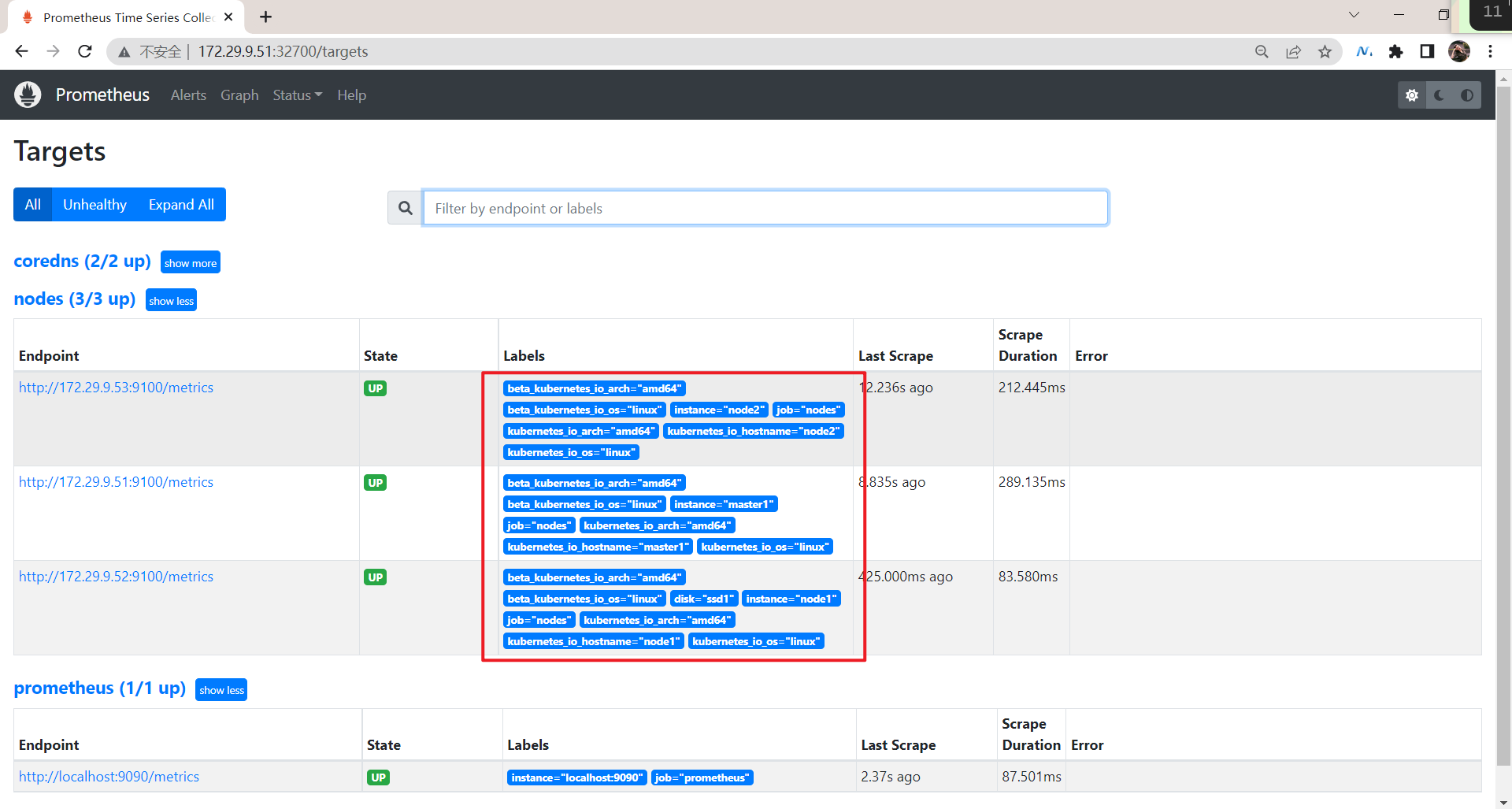 实战：prometheus如何监控k8s集群里的node资源2022.5.1(测试成功)_prometheus监控部署namenode