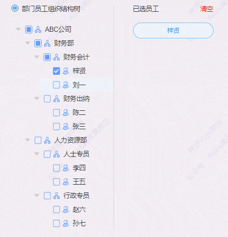 【Axure高保真原型】多级树形穿梭框选择器