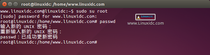 Ubuntu 14.04中root 密码忘记解决方法