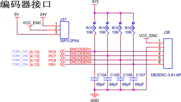 e6b2cwz6c编码器接线图图片