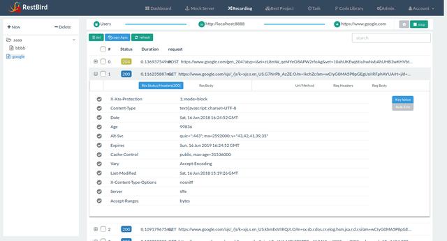百度搜索接口api api接口录制和回放 以录制百度搜索为例 restbird使用图文教程...