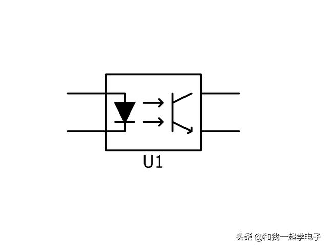 光耦在电子电路中用字母o或者u表示,电路符号如图所示光耦是以光作为