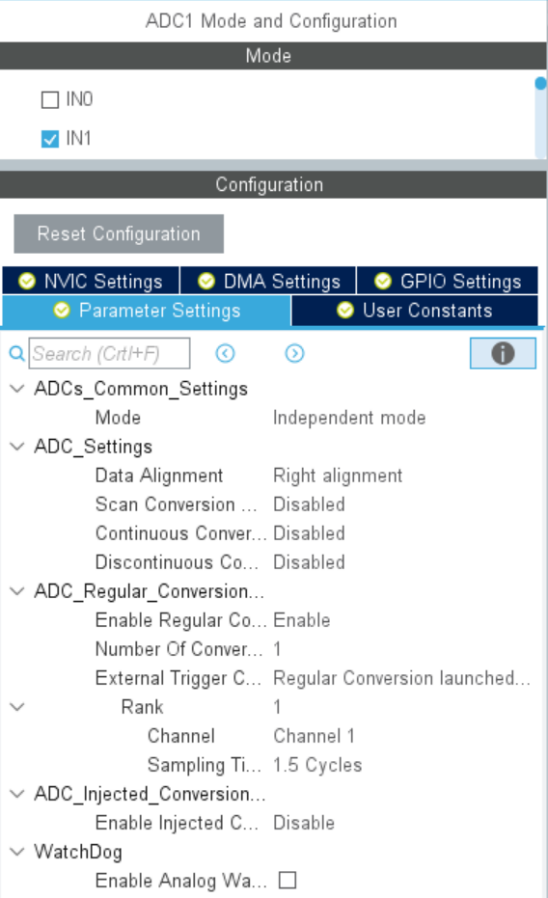 stm32ADC参数配置