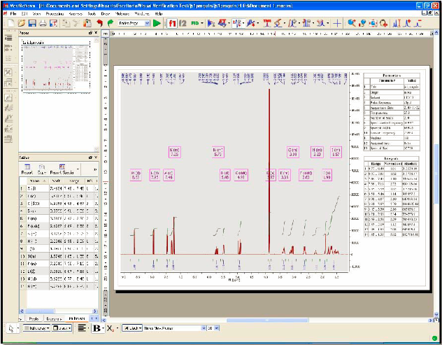 mestrenova multiplet analysis not working