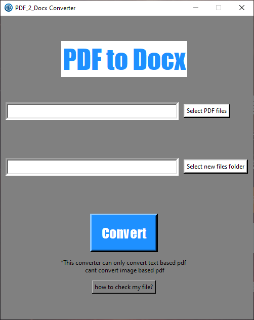 pdf2docx - pdf 提取内容转 docx