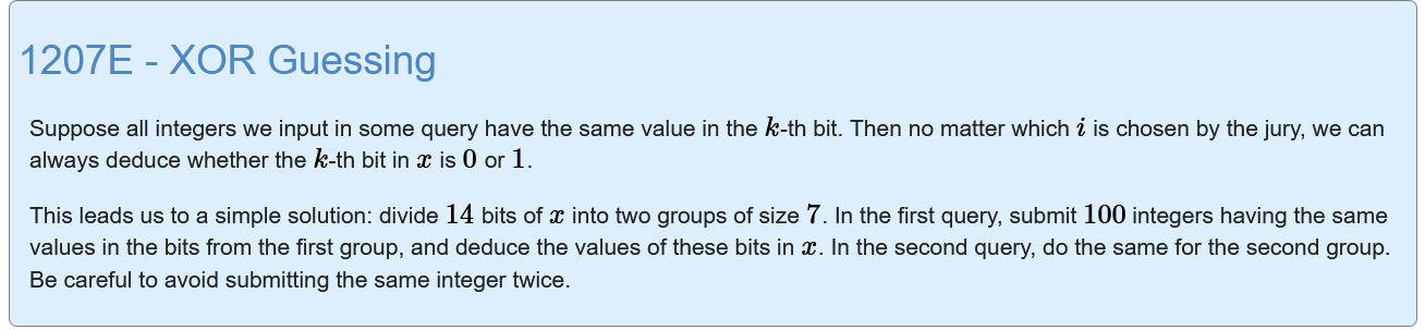 CF1207E XOR Guessing