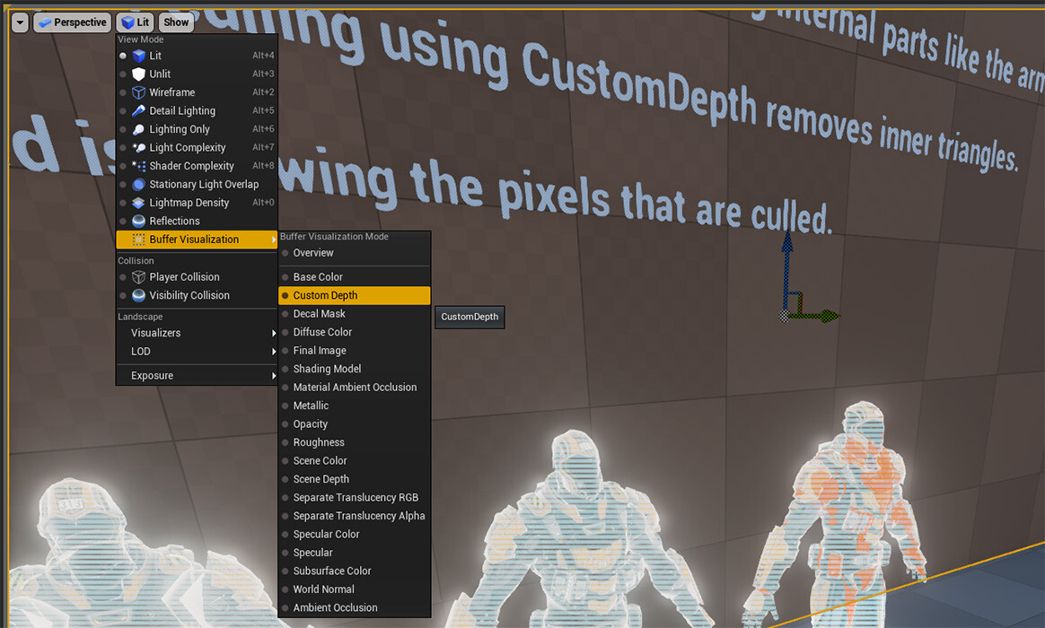 ue4_customdepth_visualisation下拉列表