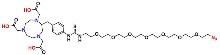 NOTA PEG7 Azide，NOTA-七聚乙二醇叠氮，新型双功能整合剂