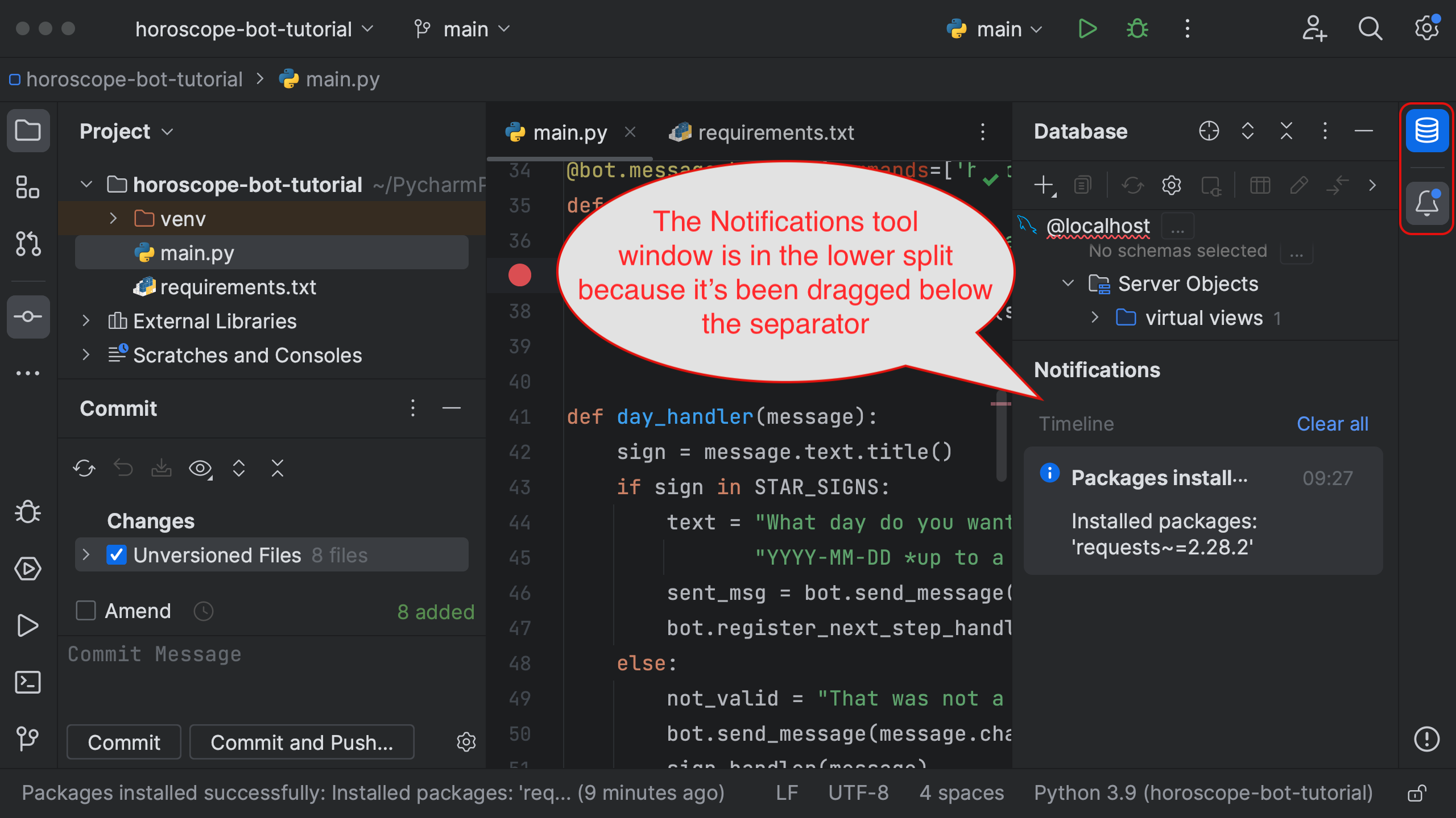 PyCharm new UI