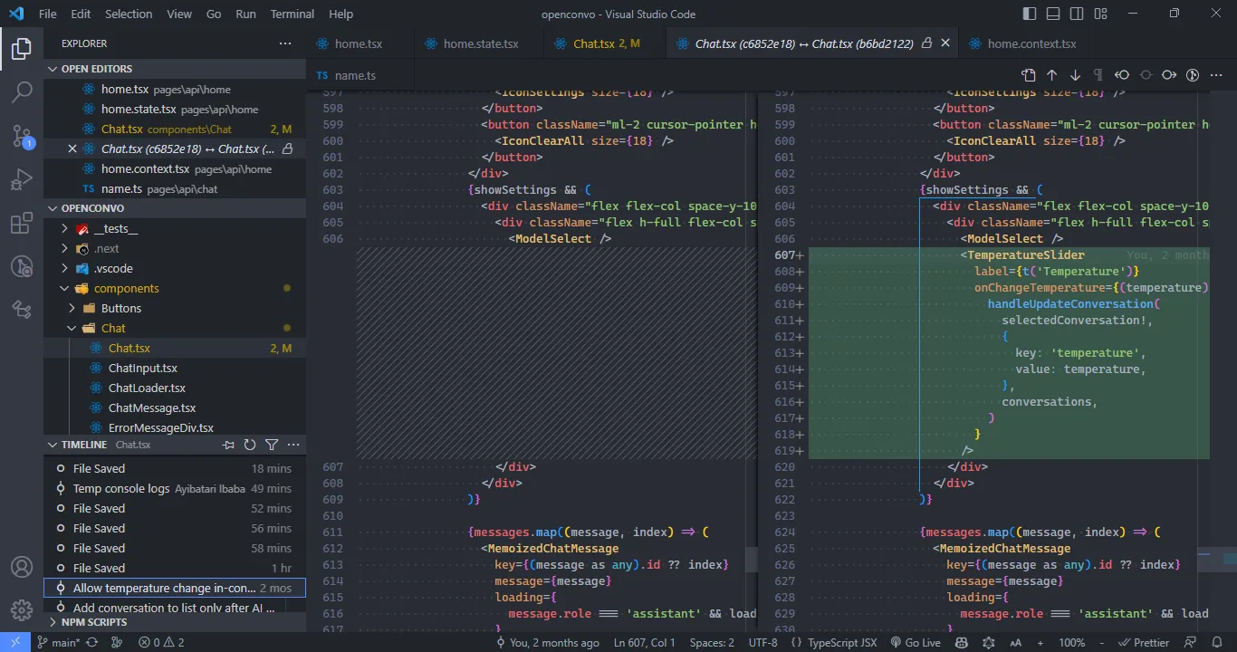 在 Visual Studio Code 中打开 OpenConvo