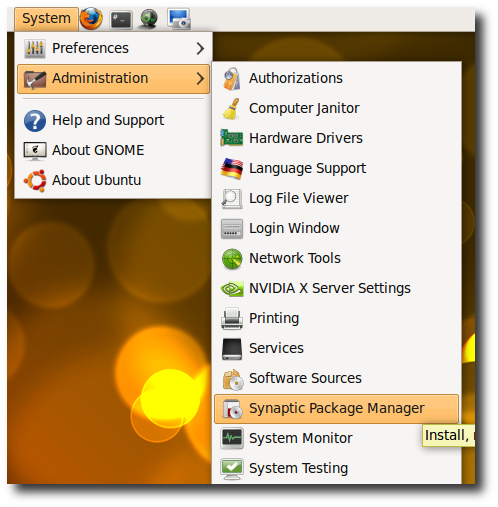 Synaptic Package Manager