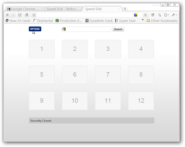 chrome快速关闭标签页_将Google Chrome的u201c新标签页u201d替换为快速拨号_