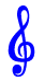 music symbol U+1d11e