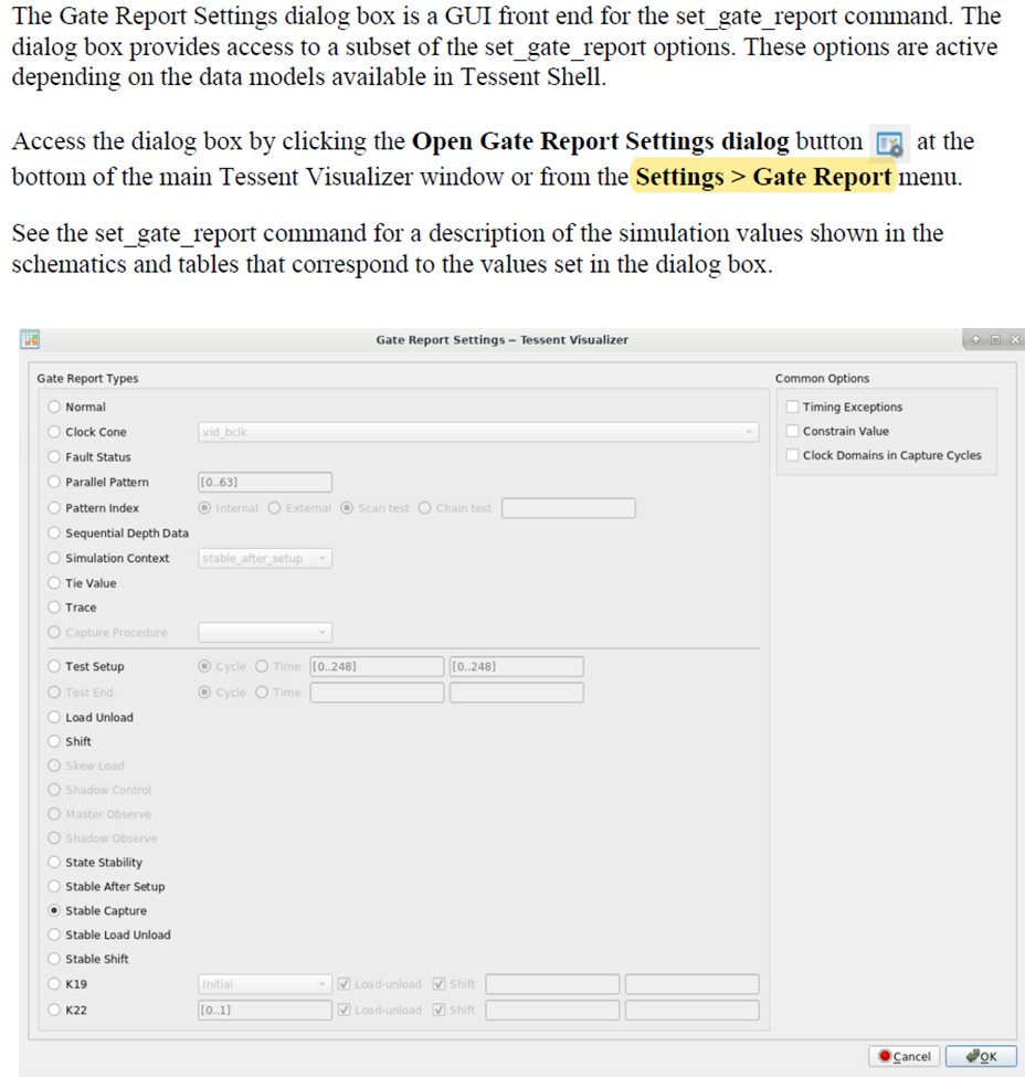 TessentShell Chapter11 Tessent Visualizer Components and Preferences