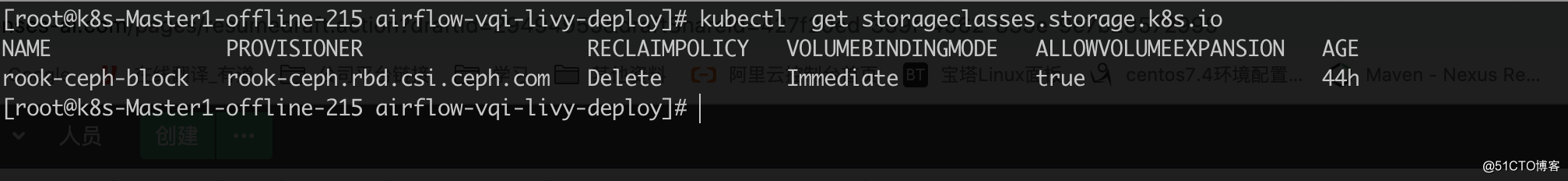 k8s 集群部署rook-ceph存储系统及使用