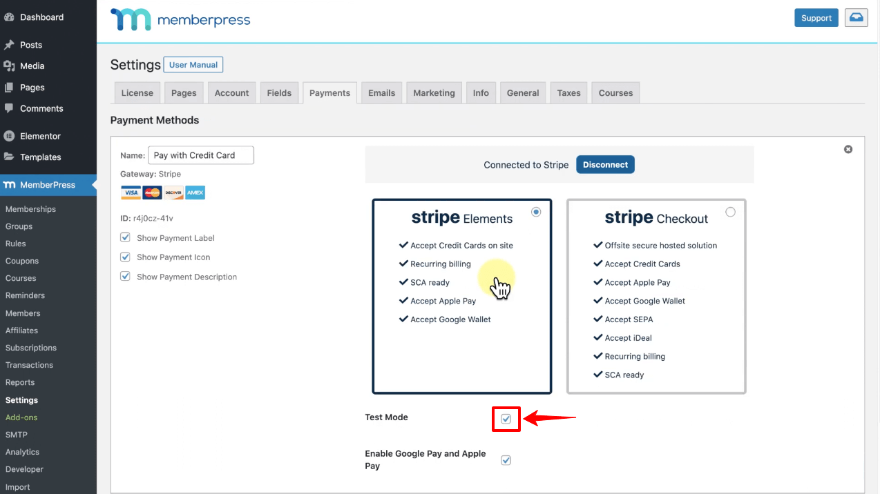 Stripe 连接到您的 WordPress 会员网站