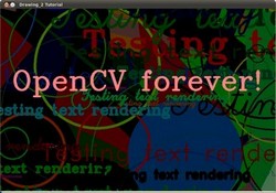 使用OpenCV4.9的随机生成器和文本