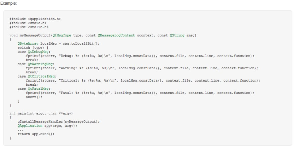 QT - 日志：qDebug/qInfo/qWarning/qCritical