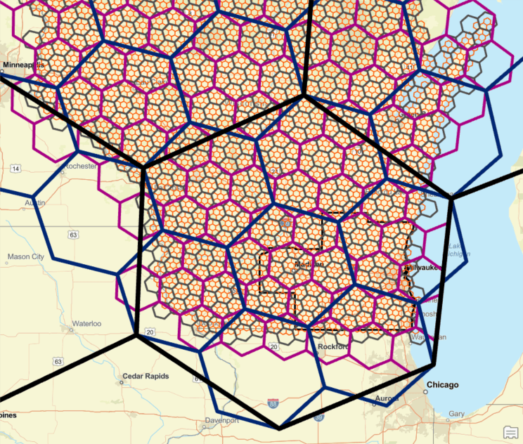 在 ArcGIS Pro 中使用 H3 创建蜂窝六边形