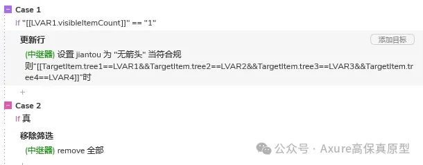 【Axure教程】能增删改的树形表格