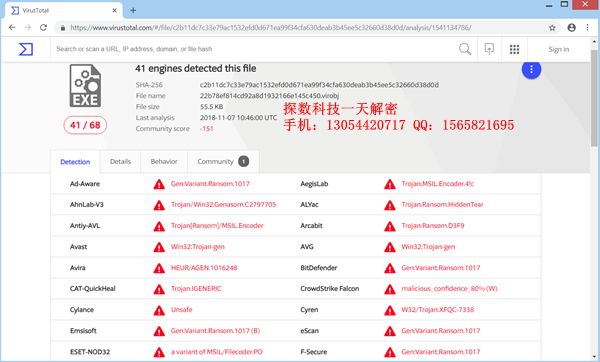 linux如何查看隐藏进程中勒索病毒,.FileFuck勒索病毒删除+数据恢复(HiddenTear变体)...