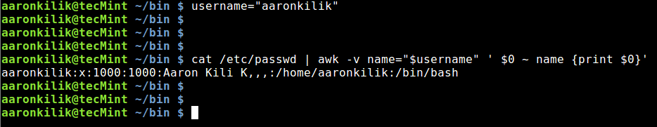 Linux｜如何允许 awk 使用 Shell 变量