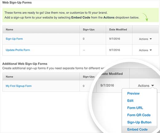 Sing form. Web sign in forms.