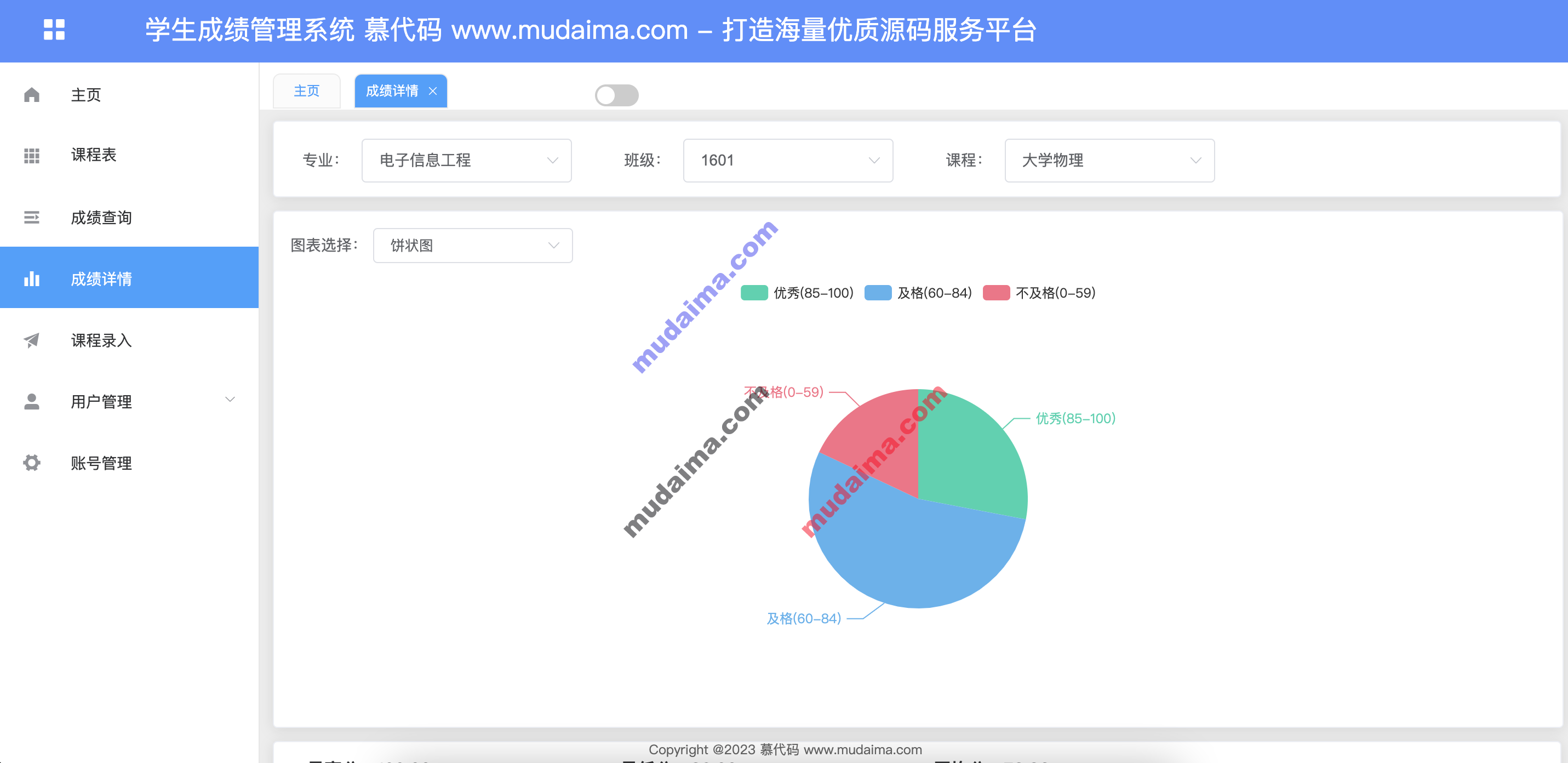 【S044】学生成绩管理系统项目源码 Springboot+VUE前后端分离