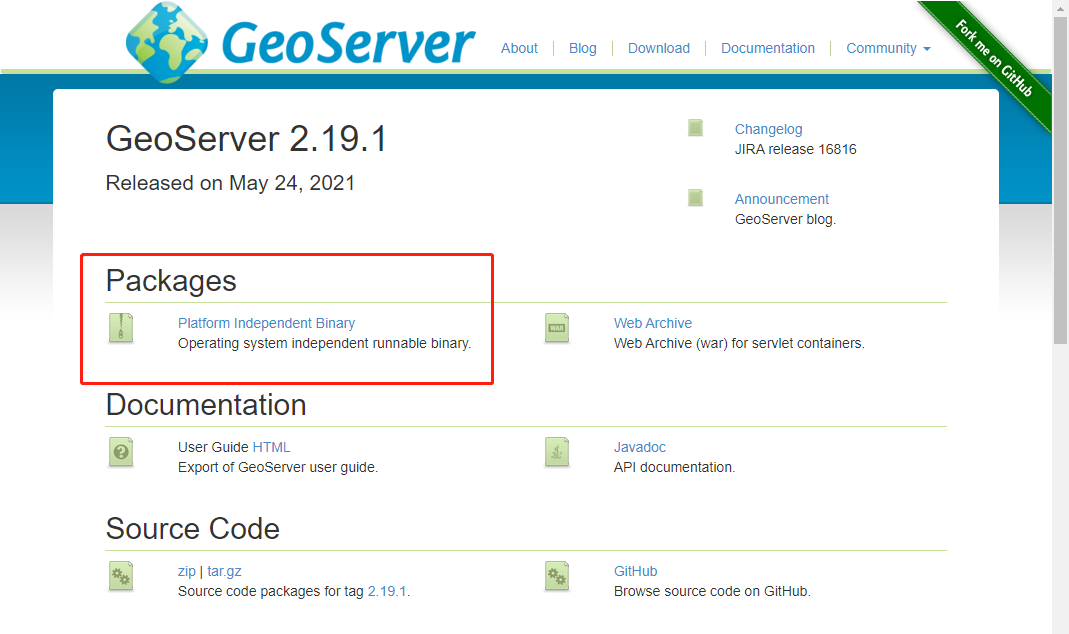 Windows中安装和启动GeoServer