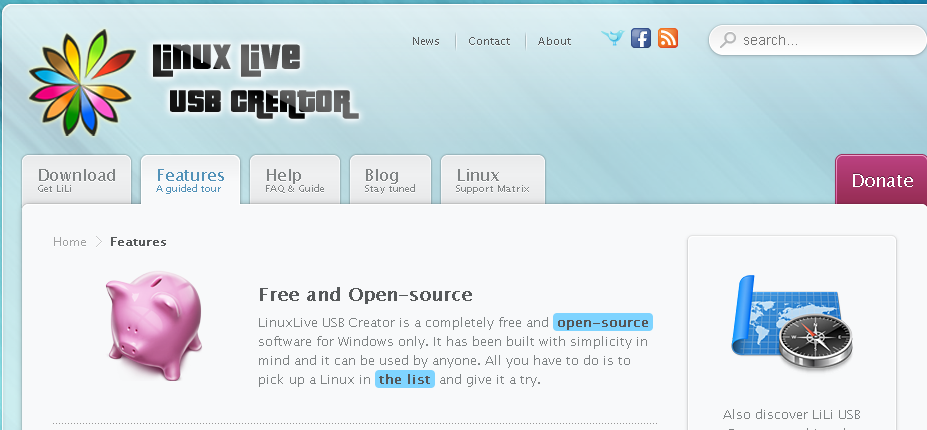 Live Linux USB Creator