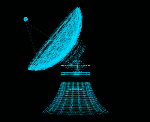 3dmax用不同目标做关键帧数据可视化设计3d粒子模型科技感动效进阶