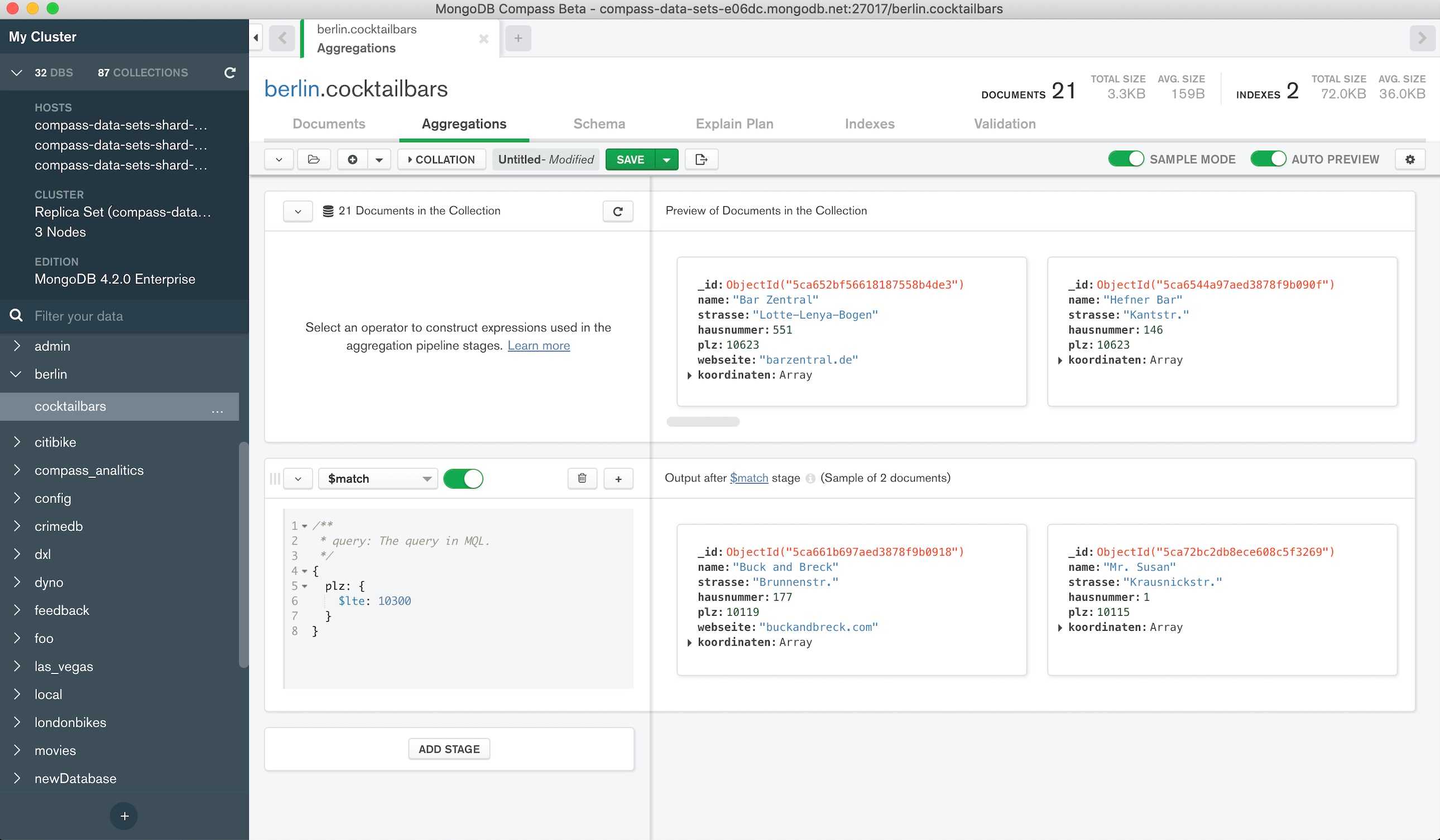 MongoDB-Compass