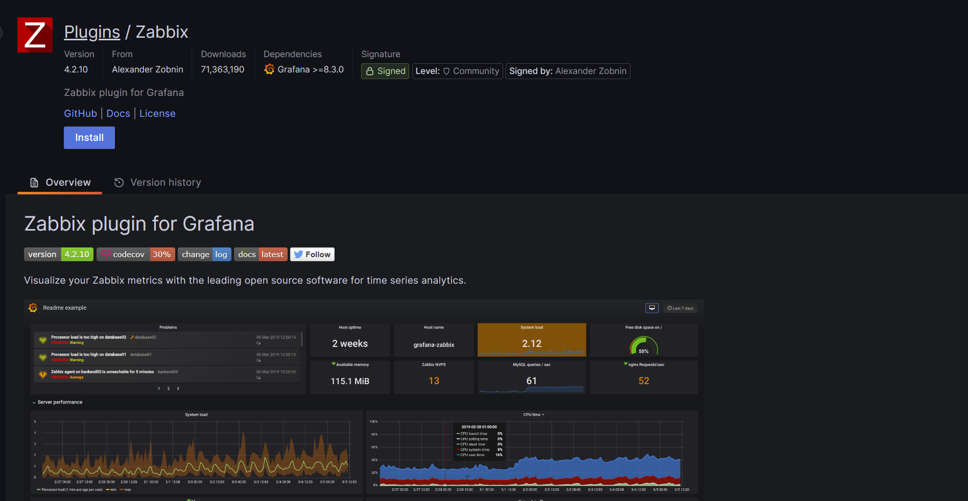 Zabbix安装并配置Grafana_zabbix 3.4.4部署grafana-CSDN博客