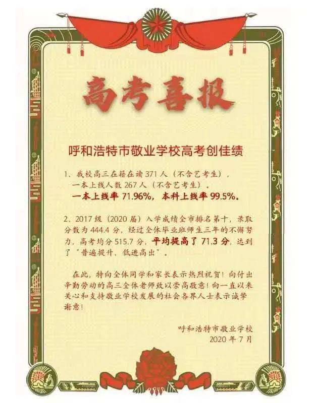 2021林西一中高考成績查詢喜報來了內蒙古各地區學校喜報持續更新中