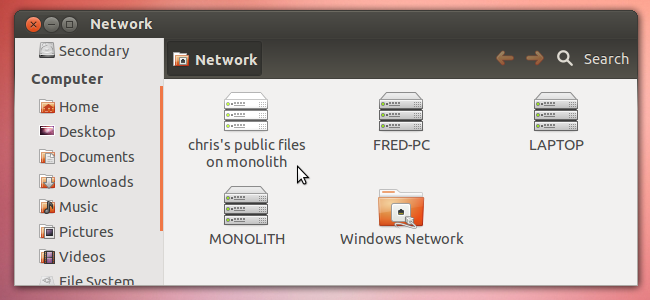 使用Ubuntu的公用文件夹轻松地在计算机之间共享文件