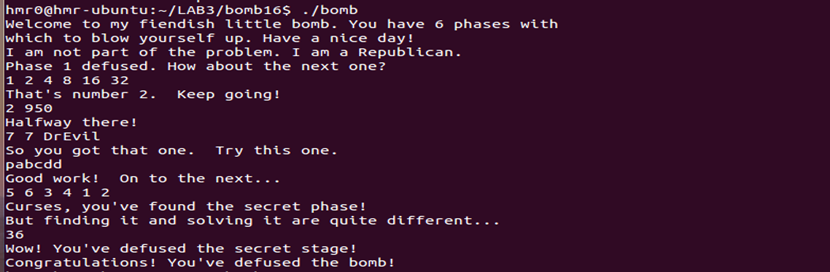 国外计算机课程lab,计算机系统实验之bomblab