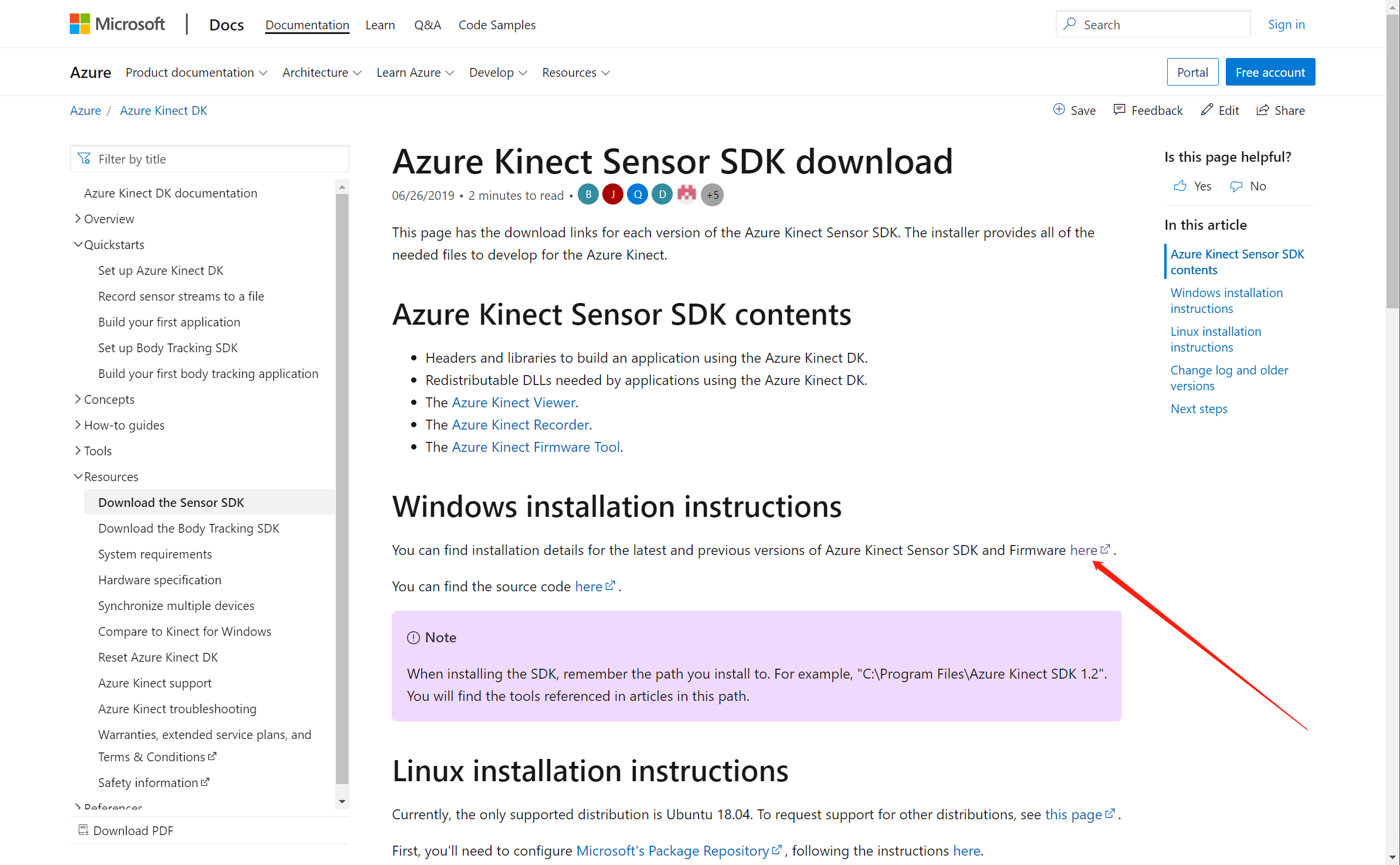 ͷָ򴦽Azure Kinect Sensor SDKؽ